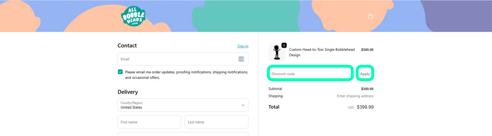 Where Do I Apply My Promo Code?