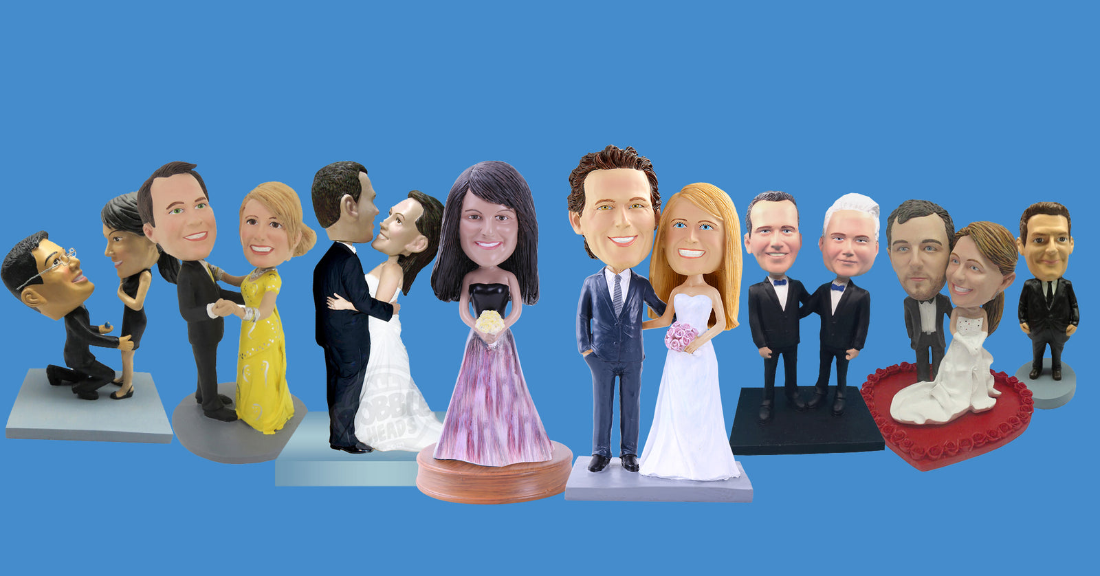 Bride & Groom Bobbleheads