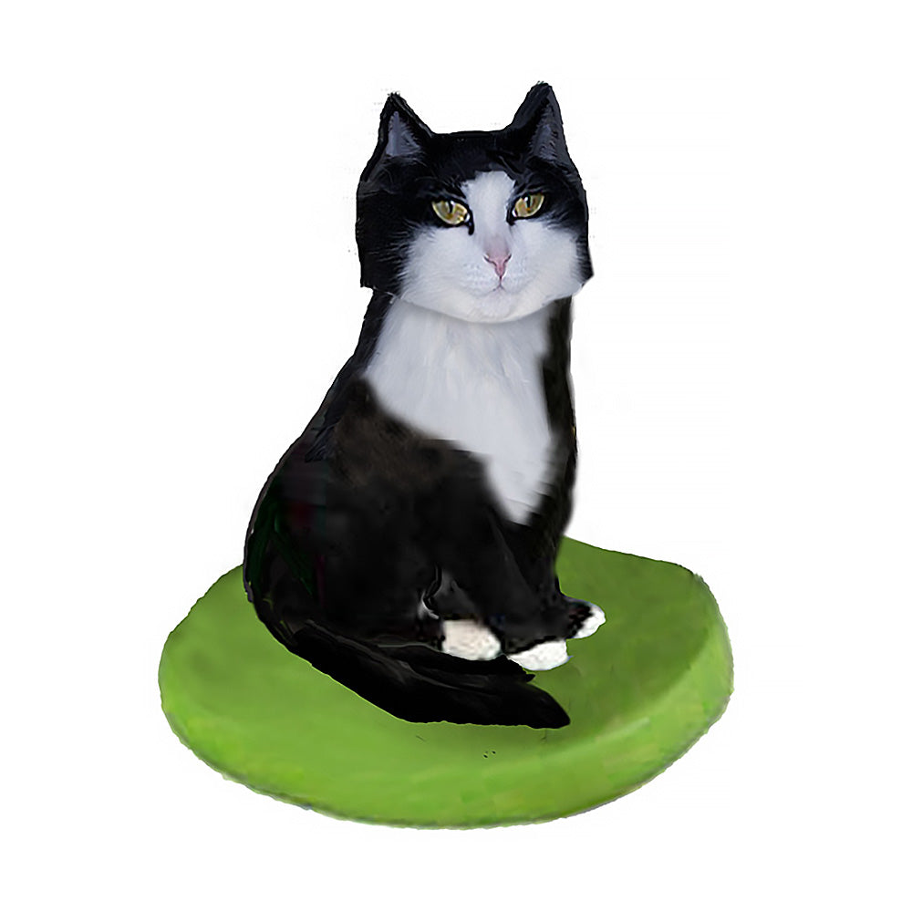 Custom Cat Bobblehead - Tuxedo
