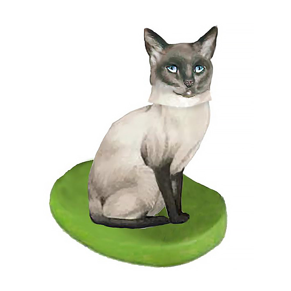 Custom Cat Bobblehead - Siamese