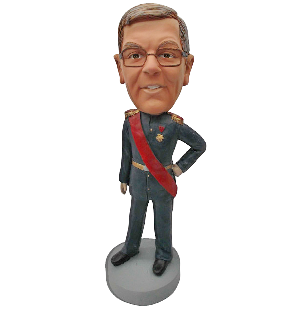military dress uniform custom bobblehead