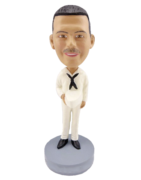 military navy sailor custom bobblehead