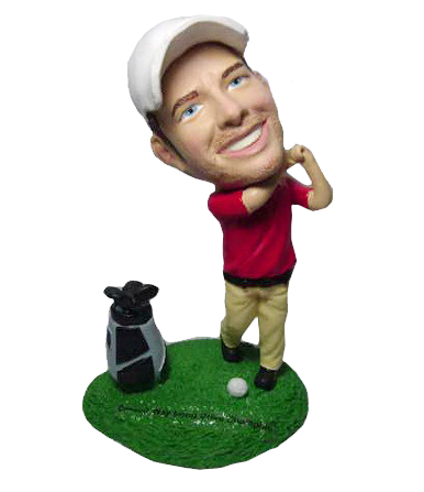 Golfer with Golf Bag 5