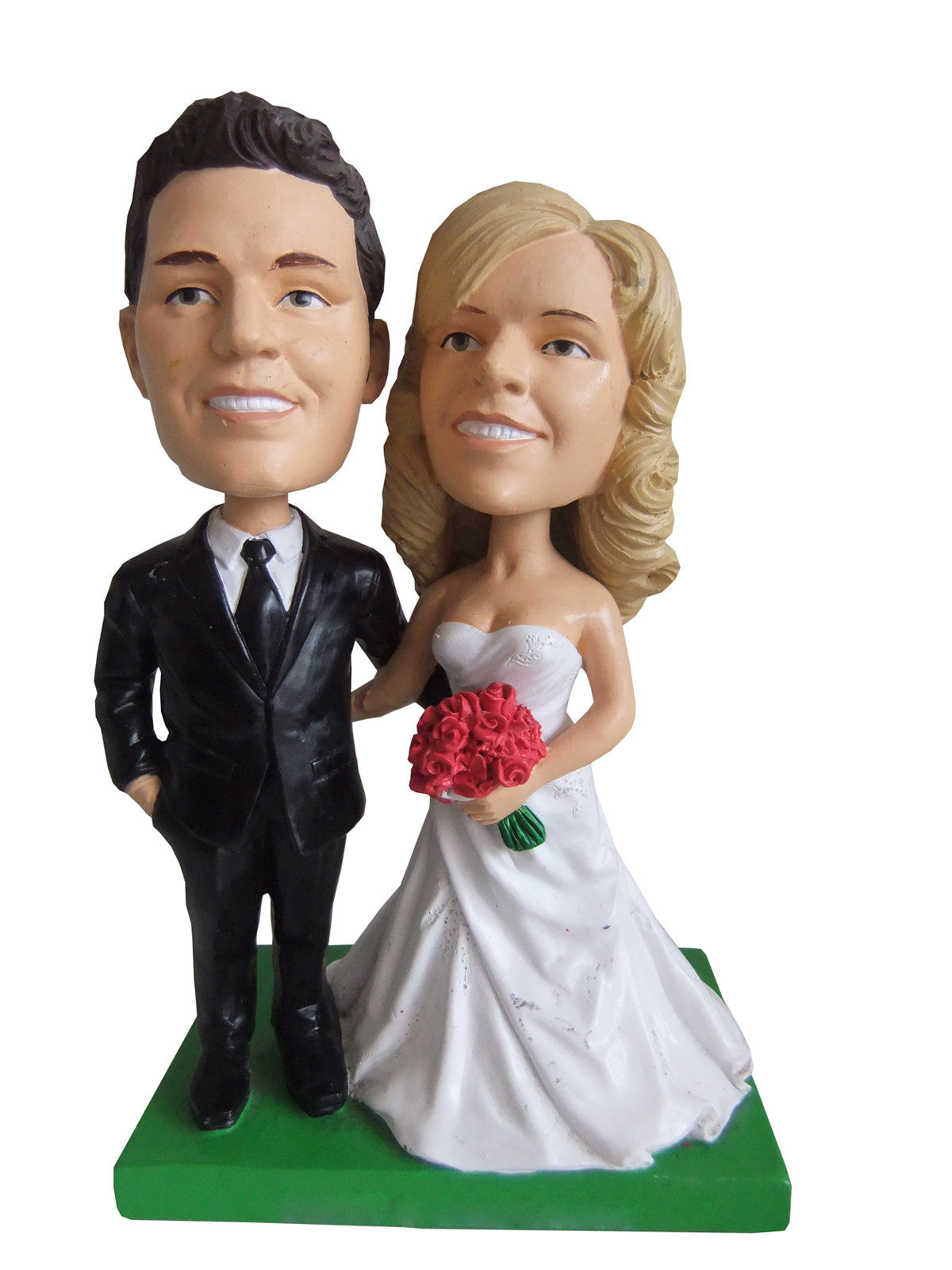 Custom Wedding Couple Bobbleheads - Personalized Figures